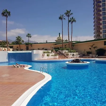 With Balcony And Pools In Playa Paraiso Appartement Costa Adeje (Tenerife)
